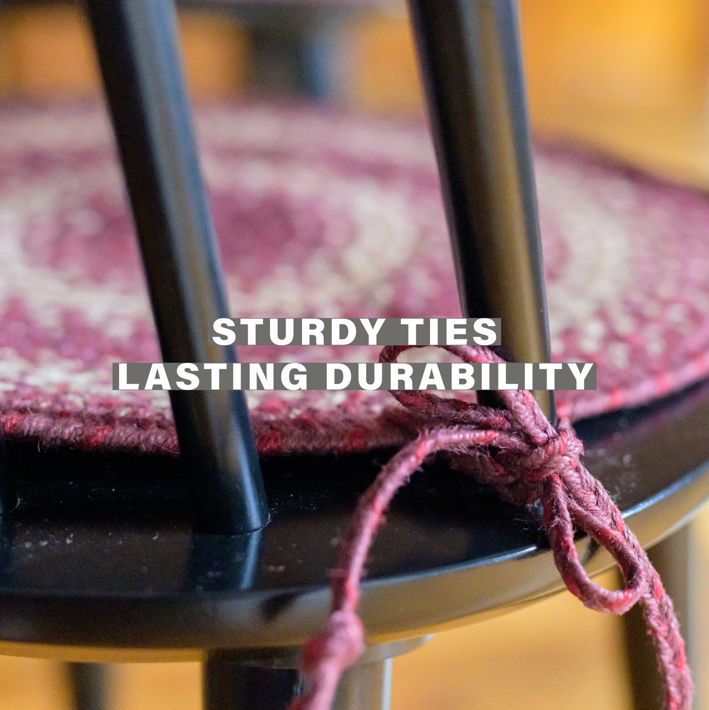 Autumn Maple Burgundy Jute Braided Accessories