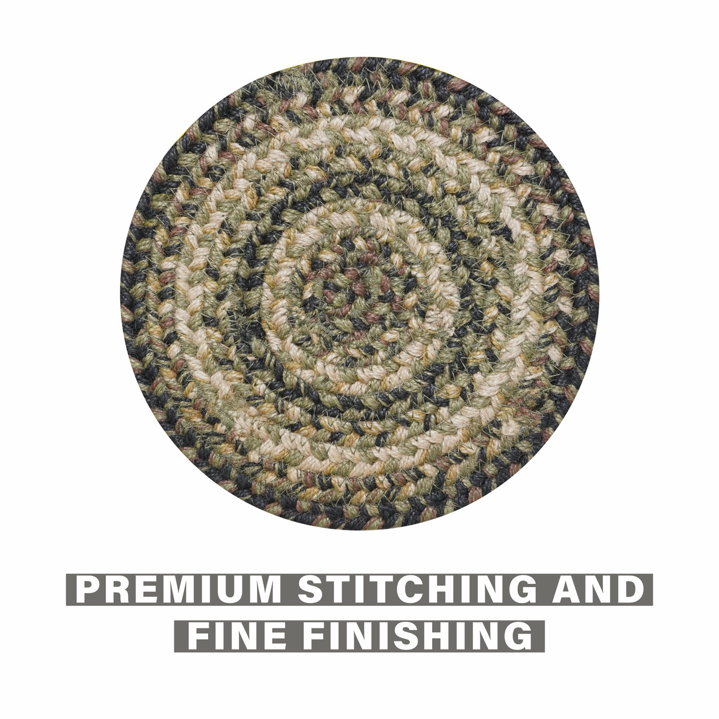 Pinecone Green Braided Accessories