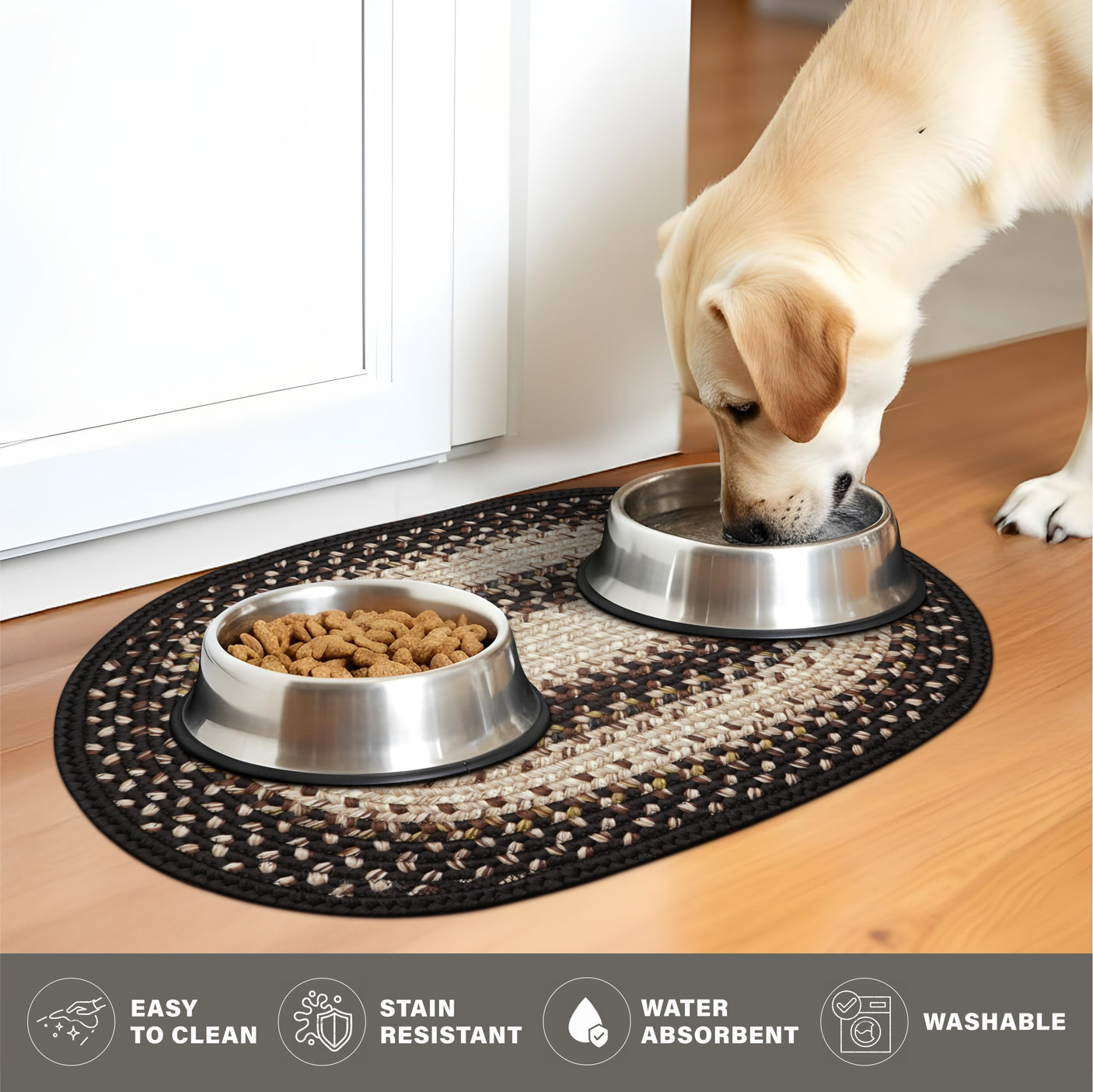 Black Mist Ultra Durable Pet Rug