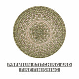 Grassland Green Jute Braided Accessories