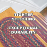 Jamestown Burgundy Jute Stair Tread