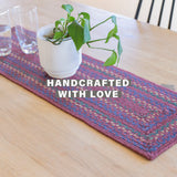 Jamestown Burgundy Jute Braided Accessories