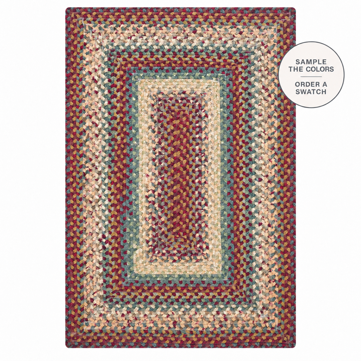 Neverland Multi Color Cotton Braided Rugs