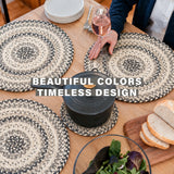 Birch Ivory Jute Braided Accessories