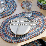 Cape Cod Blue Jute Braided Accessories