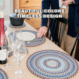 Cape Cod Blue Jute Braided Accessories