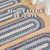 Cape Cod Blue Jute Braided Accessories