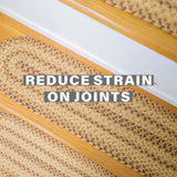 Cookie Dough Brown Jute Stair Tread