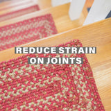 Apple Pie Red Jute Stair Tread