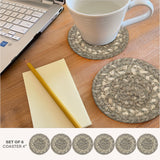 Grey Cloud Jute Braided Accessories