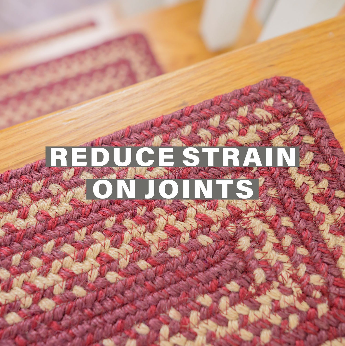 Autumn Maple Burgundy Jute Braided Accessories