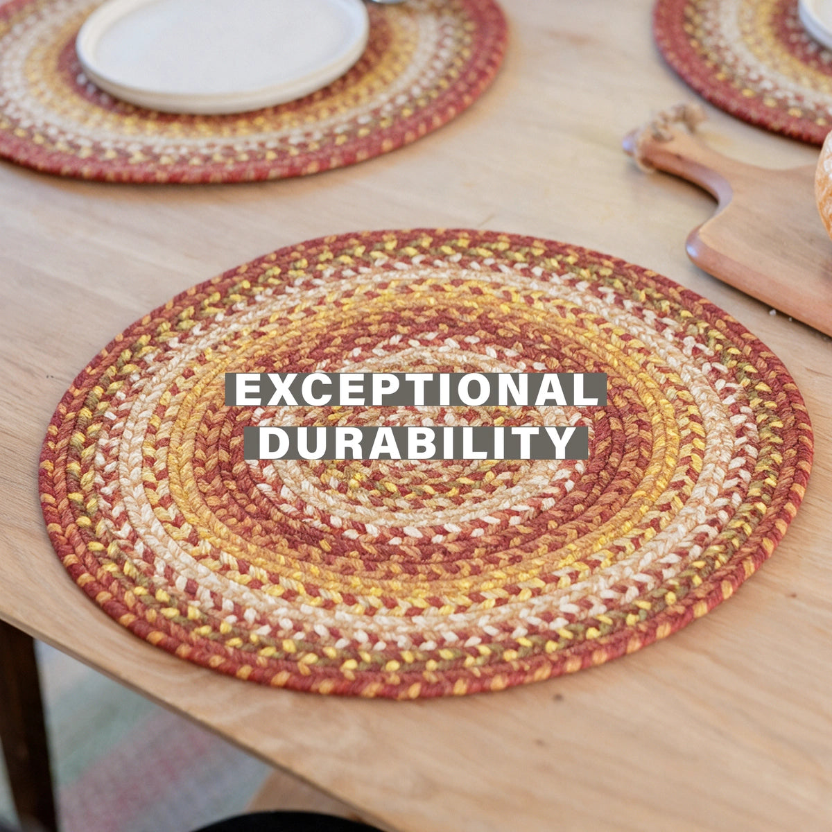 Amber Leaf Red Jute Braided Accessories