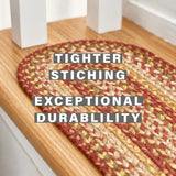 Amber Leaf Red Jute Braided Accessories