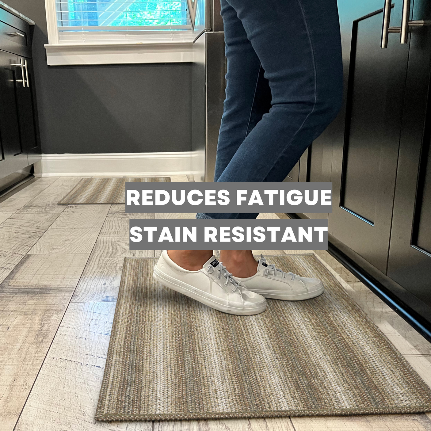 Non Slip, Waterproof Rug - Chicory - Entryway, Kitchen, Bathroom