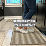 Non Slip, Waterproof Rug - Chicory - Entryway, Kitchen, Bathroom