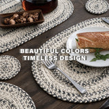Birch Ivory Jute Braided Accessories