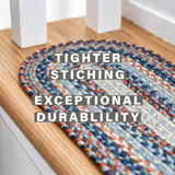 Cape Cod Blue Jute Braided Accessories