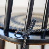 Kilimanjaro Black Jute Braided Chairpad