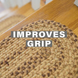 Cookie Dough Brown Jute Stair Tread