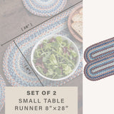 Cape Cod Blue Jute Braided Accessories
