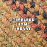 Gingerbread Jute Brown Braided Rugs