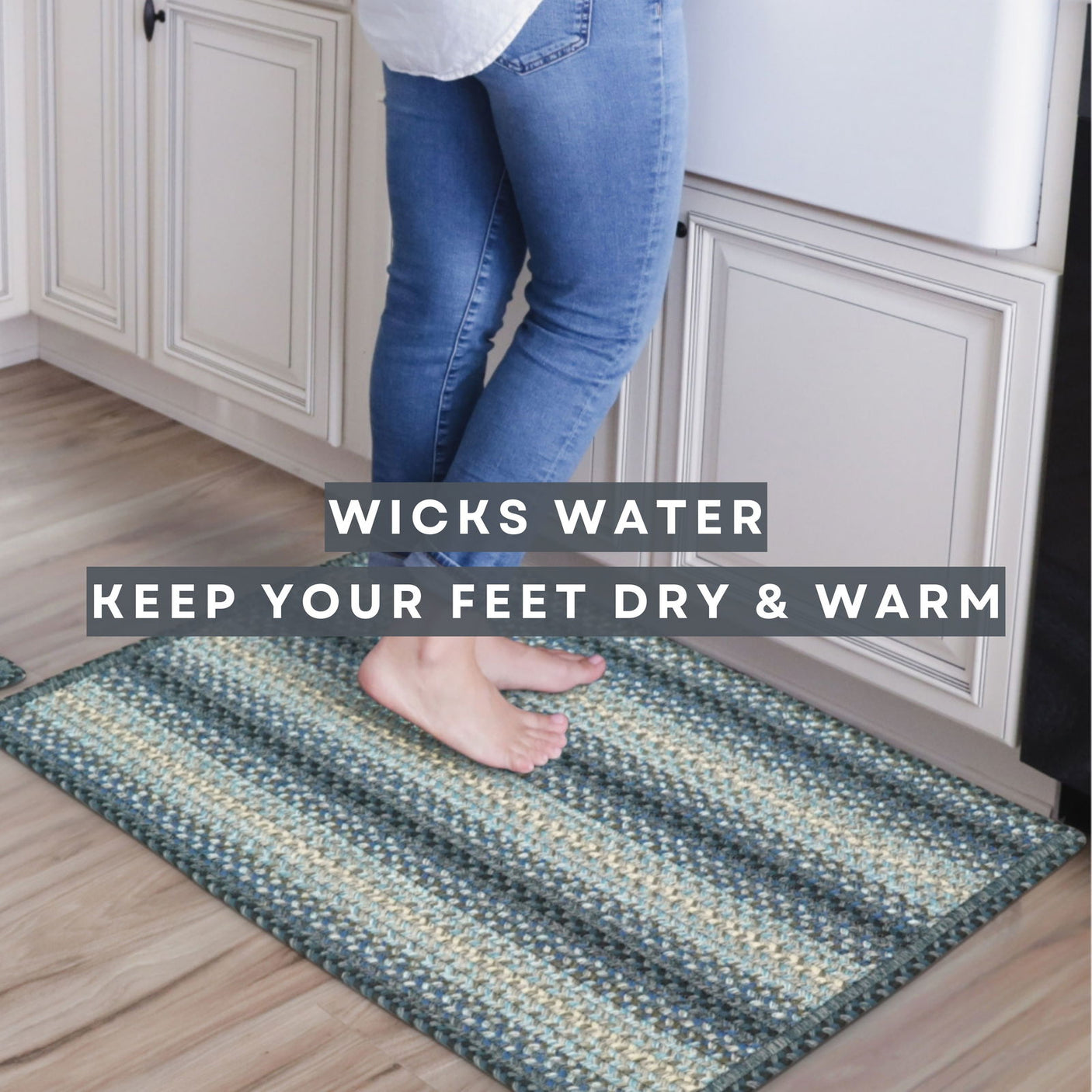 Best Rectangle Ultra Durable Rug for Kitchen