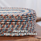 Cape Cod Blue Jute Braided Accessories