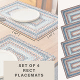 Cape Cod Blue Jute Braided Accessories
