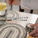 Birch Ivory Jute Braided Accessories