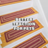 Autumn Maple Burgundy Jute Braided Accessories