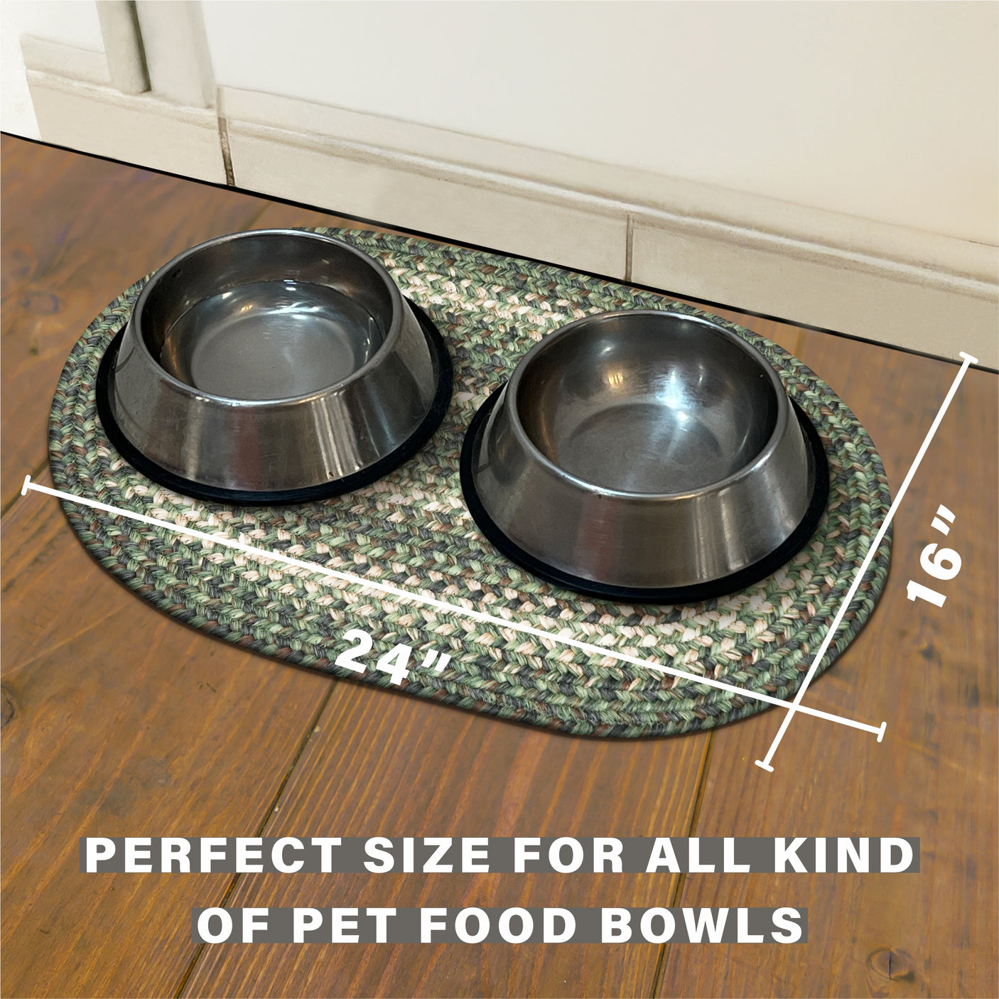 Cedar Ridge Green Ultra Durable Pet Rug