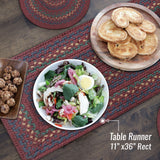 Jamestown Burgundy Jute Braided Accessories