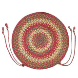 Cider Barn Red Jute Braided Chairpad