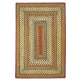 Mustard Seed Red - Green Jute Braided Rectangular Rugs