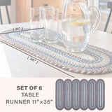 Cape Cod Blue Jute Braided Accessories