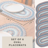 Cape Cod Blue Jute Braided Accessories