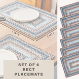 Cape Cod Blue Jute Braided Accessories