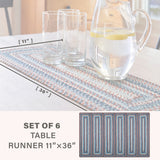 Cape Cod Blue Jute Braided Accessories