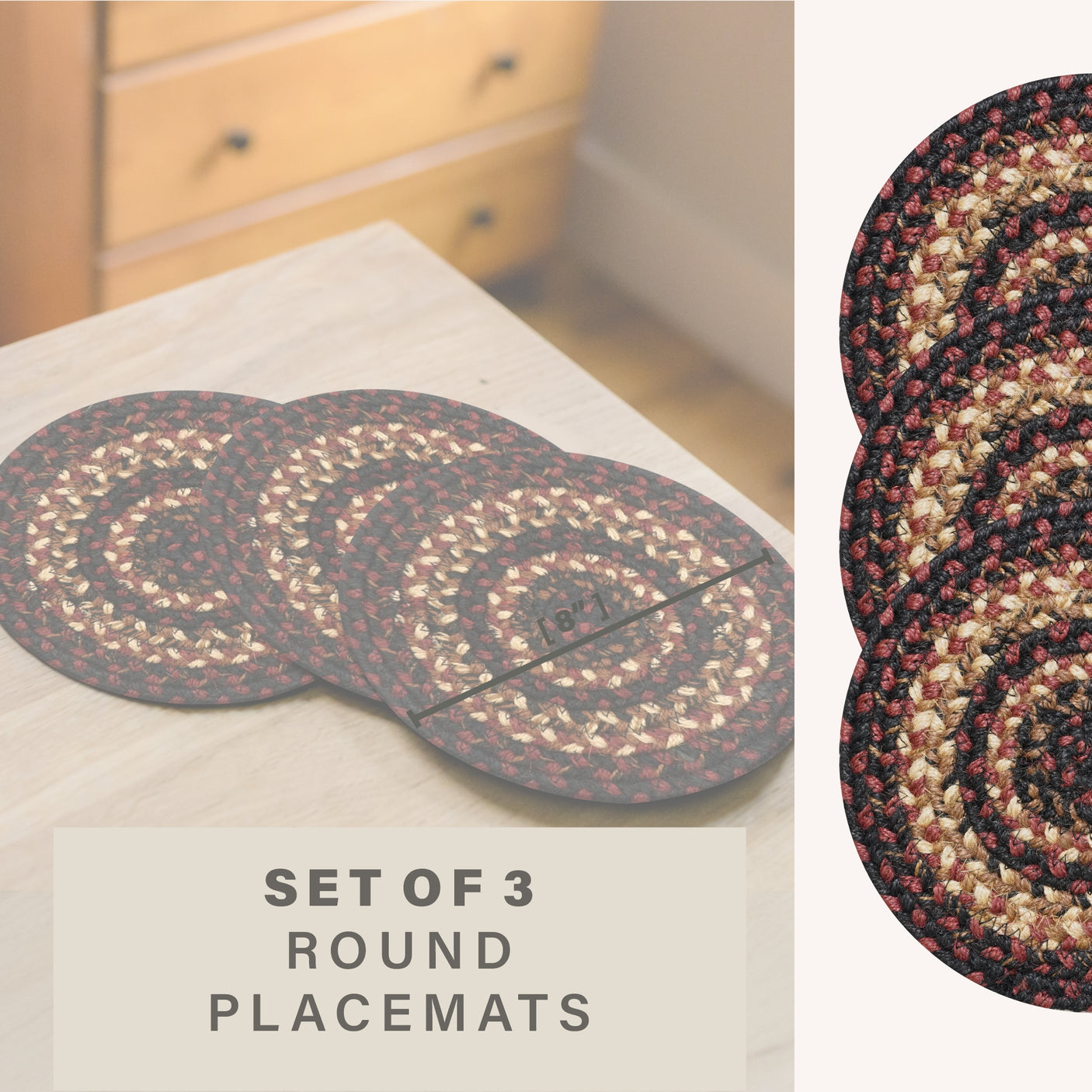 Prescott Black Braided Accessories