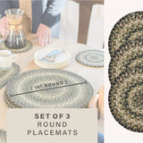 Pinecone Green Braided Accessories