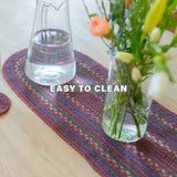 Jamestown Burgundy Jute Braided Accessories