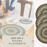 Pinecone Green Braided Accessories