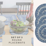 Denim Blue Braided Accessories