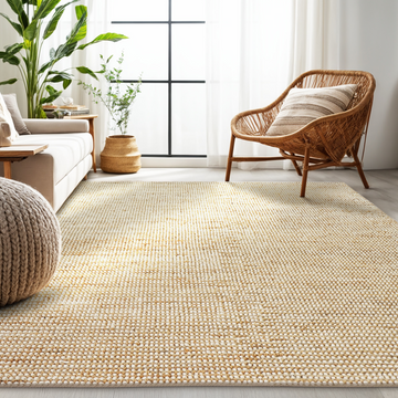 Homespice Mocha Mist Jute And Wool Mix Rug For Farmhouse Decor 27