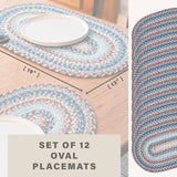 Cape Cod Blue Jute Braided Accessories
