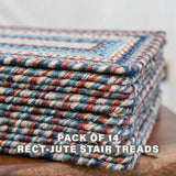 Cape Cod Blue Jute Braided Accessories