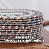 Cape Cod Blue Jute Braided Accessories