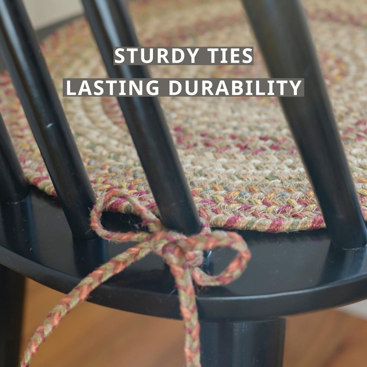 Harvest Beige Jute Braided Chairpad