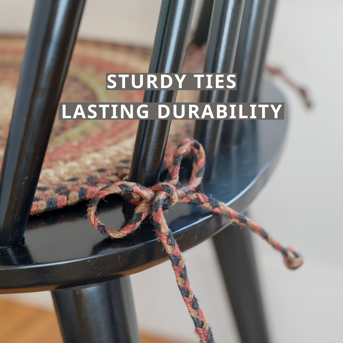 Gingerbread Brown Jute Braided Chairpad