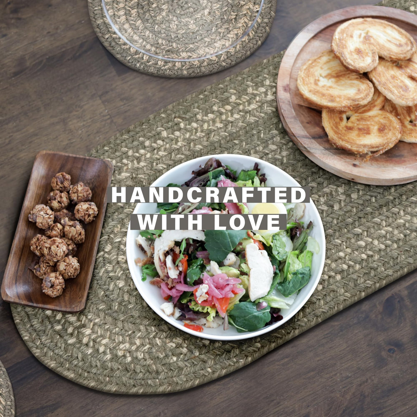 Grey Cloud Jute Braided Accessories